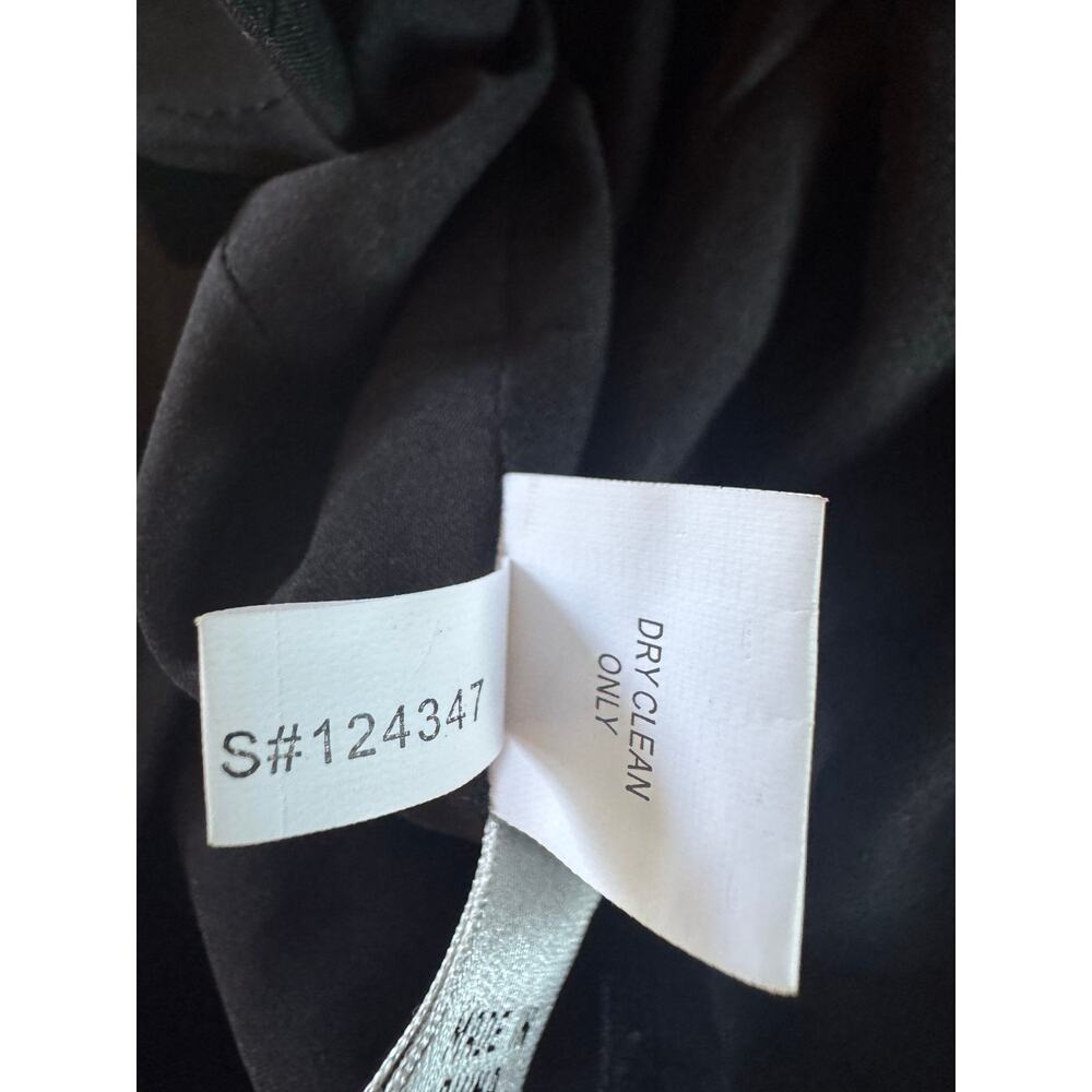 Kay Unger New York Black Sheer Lace Formal Dress 10 Large Like New Cocktail - Picture 10 of 12